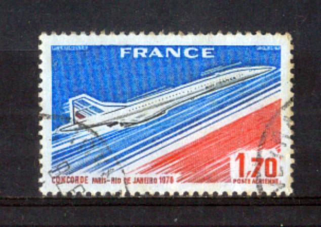 1976 - LOTTO/FRAA49U - FRANCIA - PRIMO VOLO PARIGI RIO DE JANEIRO - USATO