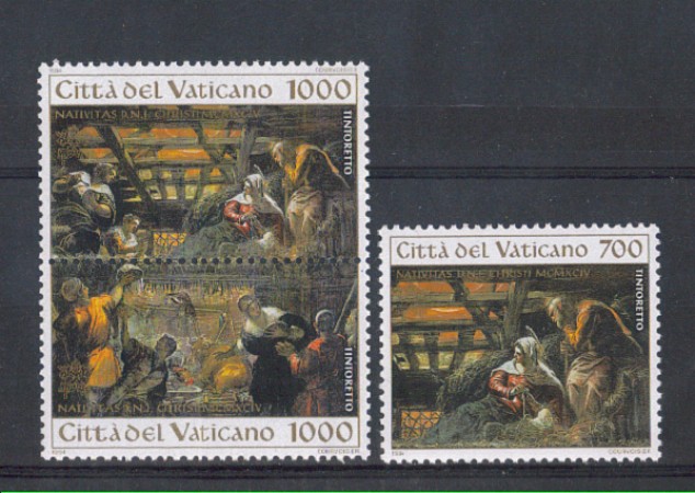 1994 - LOTTO/5774 - VATICANO - NATALE 3v.