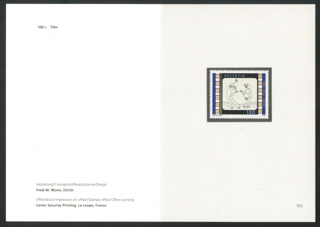 2008 - SVIZZERA - FILMOGRAFIA - FOLDER - NUOVO - LOTTO/37584F