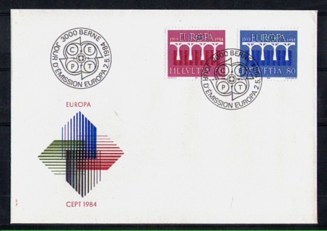 1984 - LOTTO/SVI1200FDC - SVIZZERA - EUROPA - BUSTA FDC