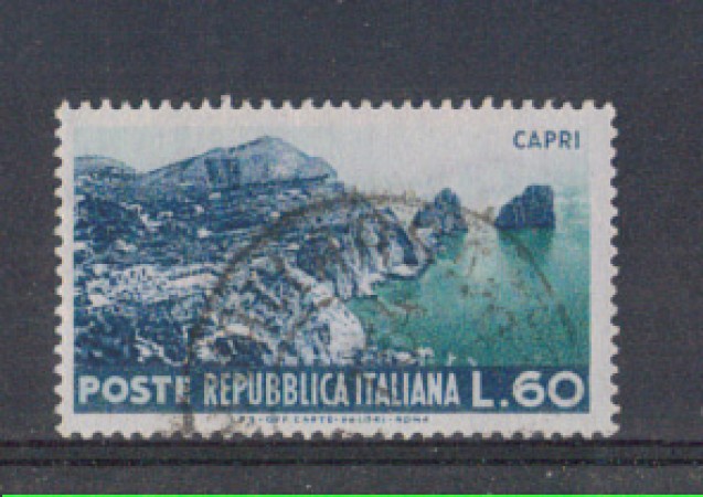 1953 - LOTTO/6226U - REPUBBLICA - 60 L. TURISTICA CAPRI USATO