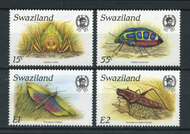 1988 - SWAZILAND - LOTTO/20257 - INSETTI 4v. - NUOVI