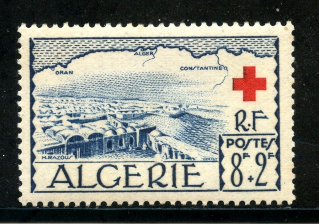 1952 - ALGERIA - 8+2 Fr. PRO CROCE ROSSA - NUOVO - LOTTO/29957