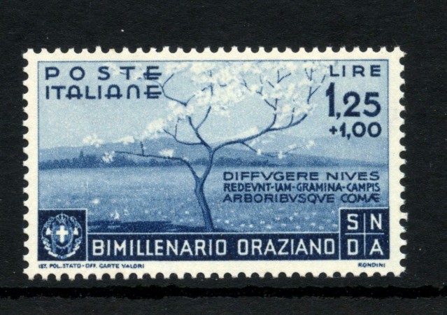 1936 - REGNO - LOTTO/48498 - 1,25+1 Lira  BIMILLENARIO DI ORAZIO - NUOVO