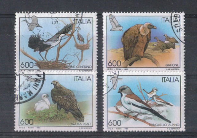 1995 - LOTTO/REP2178CPU - REPUBBLICA - UCCELLI - USATI