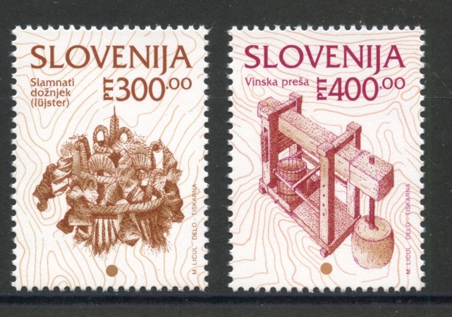 1994 - SLOVENIA - PATRIMONIO CULTURALE 2v. - NUOVI - LOTTO/33700