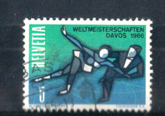 1965 - LOTTO/SVI755U - SVIZZERA - PATTINAGGIO ARTISTICO - USATO