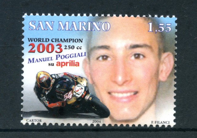 2004 - LOTTO/23326 - SAN MARINO - MOTOMANDIALE 2003 - NUOVO