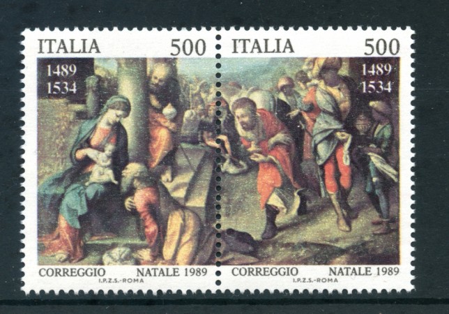 1989 - LOTTO/6931 - REPUBBLICA - NATALE 2V. - NUOVI