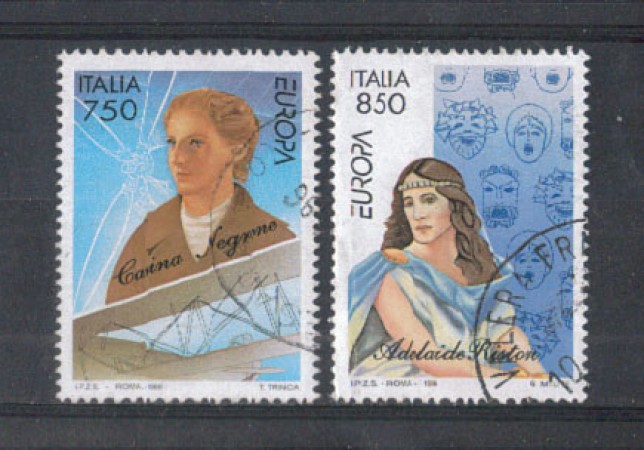 1996 - LOTTO/7101U - REPUBBLICA - EUROPA DONNE CELEBRI - USATO