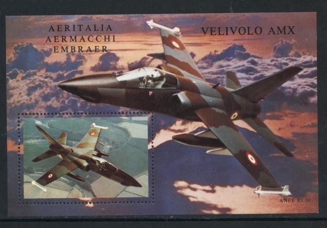 1983 - FOGLIETTO ANFE - VELIVOLO AMX N° 83 10 - NUOVO - LOTTO/28631