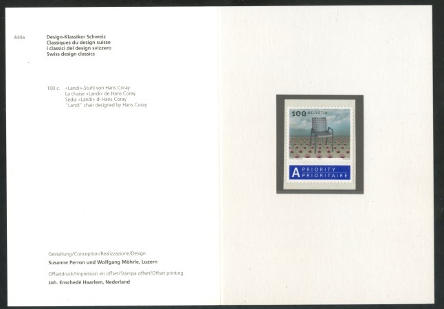 2004 - SVIZZERA - DESIGN SVIZZERO - NUOVO -  FOLDER - LOTTO/37421F