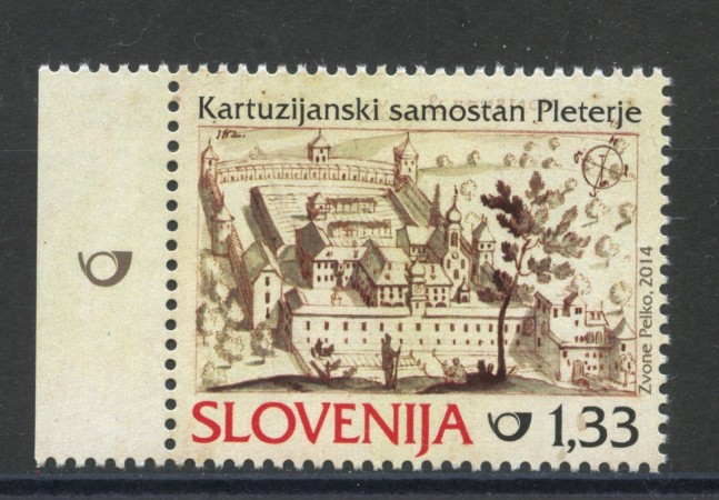 2014 - SLOVENIA -  MONASTERO DI PLETERJE  - NUOVO - LOTTO/34567