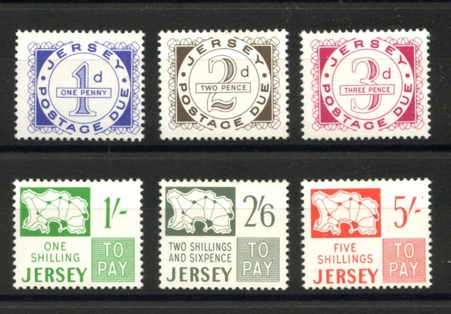 1969 - JERSEY - LOTTO/40886 - SEGNATASSE 6v. - NUOVi