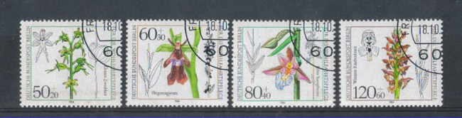 1984 - LBF/2101 - BERLINO - ORCHIDEE 4v.