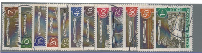 1962 - LBF/2090 - BERLINO - ANTICHE VEDUTE 12v. - USATI