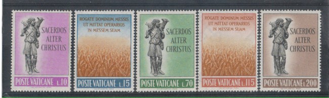 1962 - LOTTO/5884 - VATICANO - VOCAZIONI SACERDOTALI 5v. - NUOVI