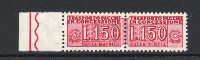 1968 - REPUBBLICA - LOTTO/43116 - 150 LIRE PACCO IN CONCESSIONE FLUORESCENTE NUOVO