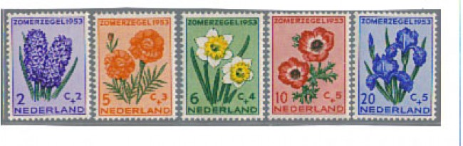 1953 - LOTTO/8742 - OLANDA - BENEFICENZA FIORI