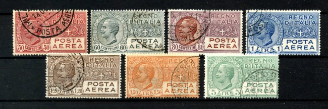 1926/28 - REGNO - LOTTO/40075 - POSTA AEREA 7v. - USATI