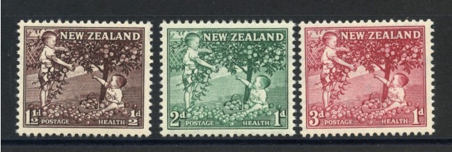 1956 - NUOVA ZELANDA - LOTTO/38933 - PRO INFANZIA 3v. - NUOVI