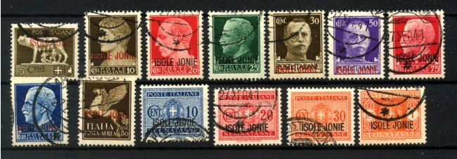 1941 - ISOLE JONIE - LOTTO/40115 - COLLEZIONE COMPLETA 13v.  - USATI