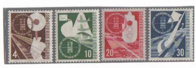 1953 - LOTTO/3634 - GERMANIA FEDERALE - ESPOS. TRASPORTI
