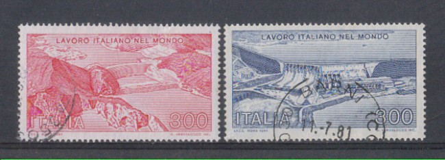 1981 - LOTTO/6742UD - REPUBBLICA - LAVORO ITALIANO - USATI