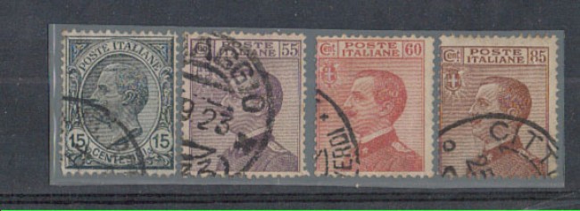 1917/20 - LOTTO/REG112UCP - REGNO -  VITT. EMANUELE III° 4v. USA