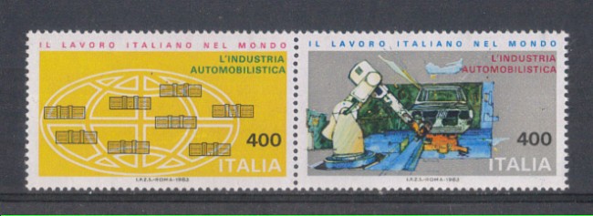 1983 - LOTTO/6778 - REPUBBLICA - LAVORO ITALIANO 4° SERIE