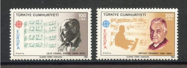 1985 - TURCHIA - LOTTO/41414 - EUROPA 2v. - NUOVI