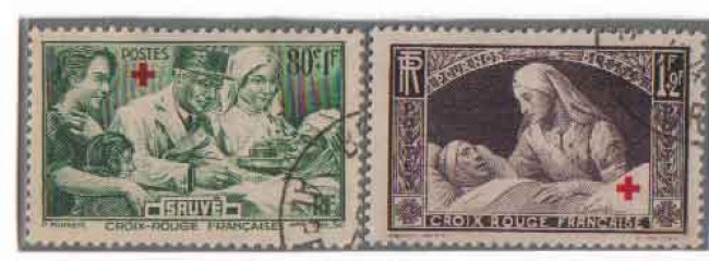 1940 - LOTTO/FRA460CPU - FRANCIA - PRO CROCE ROSSA - USATI