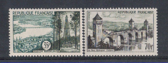 1957 - LOTTO/4521 - FRANCIA - VEDUTE 2v.