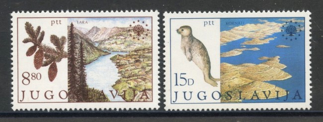 1982 - JUGOSLAVIA - LOTTO/38273 - PROTEZIONE DELL'AMBIENTE 2v. - NUOVI