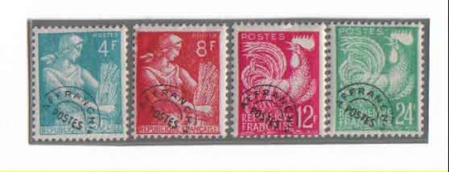 1954 - LOTTO/3874 - FRANCIA - PREANNULLATI