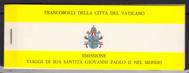 1982 - VATICANO - VIAGGI PAPA  LIBRETTO USATO FDC - LOTTO/LBF2993