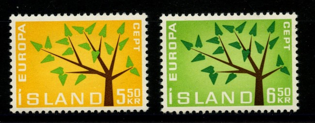1962 - ISLANDA - LOTTO/41203 - EUROPA 2v. - NUOVI