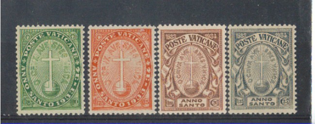 1933 - LOTTO/4178A - VATICANO - ANNO SANTO 4v.