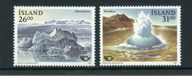 1991 - LOTTO/24538 - ISLANDA - NORDEN  TURISMO 2v. - NUOVI