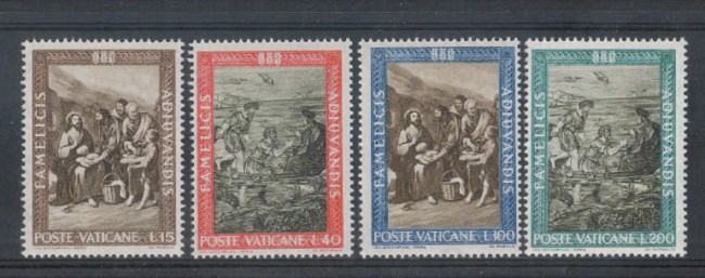 1963 - LOTTO/5889 - VATICANO - CAMPAGNA CONTRO LA FAME 4v. - NUOVI