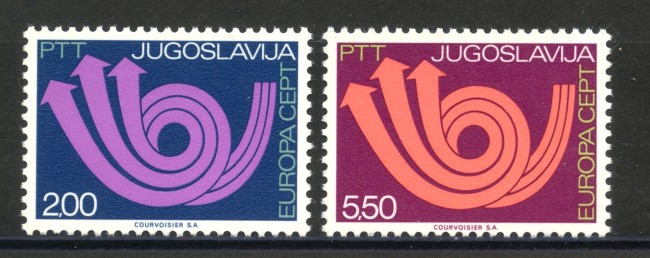 1973 - JUGOSLAVIA - EUROPA 2v. NUOVI - LOTTO/34818