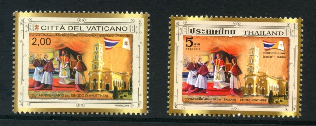 2014 - VATICANO/THAILANDIA -  SINODO DI AYUTTHAYA 2v. - NUOVI - LOTTO/30712