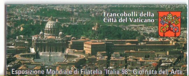 1998 - LOTTO/5740 - VATICANO - LIBRETTO GIORNATA ARTE - NUOVO