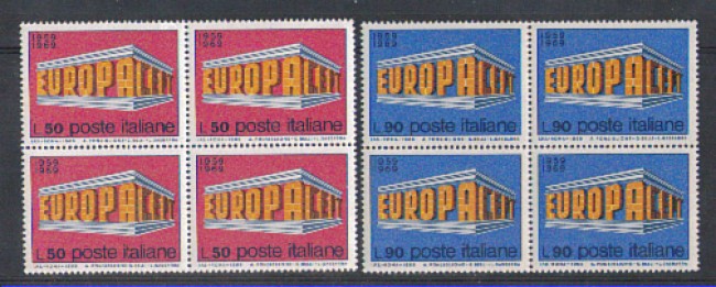 1969 - LOTTO/6517Q - REPUBBLICA - EUROPA QUARTINE