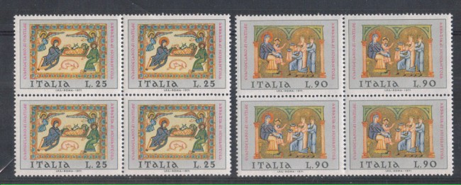 1971 - LOTTO/6553Q - REPUBBLICA - NATALE QUARTINE
