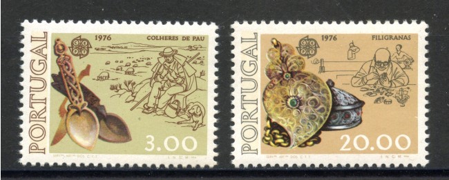 1976 - PORTOGALLO - LOTTO/41377 - EUROPA 2v. - NUOVI