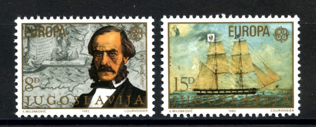 1982 - JUGOSLAVIA - LOTTO/38264 - EUROPA 2v. - NUOVI