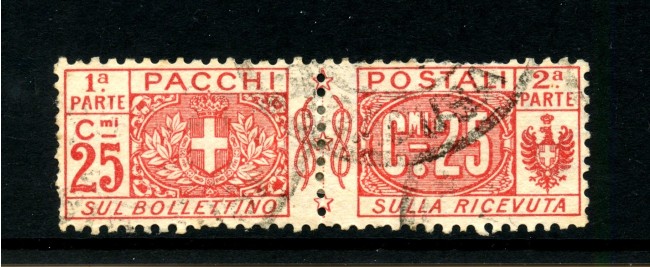 1914/22 - REGNO - LOTTO/42667 - 25 CENT. PACCHI POSTALI USATO