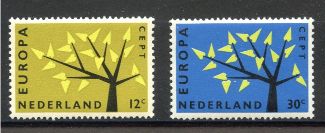 1962 - OLANDA - LOTTO/41207 - EUROPA 2v. - NUOVI