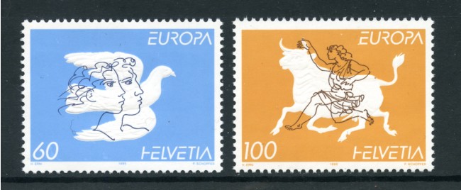 1995 - LOTTO/24546 - SVIZZERA - EUROPA 2v. - NUOVI